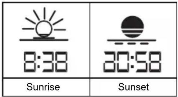 LEXIBOOK MeteoClock SM1660 - TIME OF SUNRISE AND SUNSET - 1