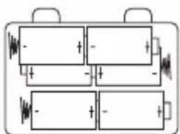 LEXIBOOK RCD102TF - Colocação das pilhas - 1