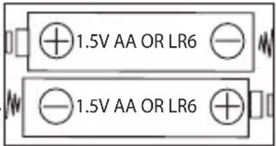 1.5V AA OR LR6 1.5V AA OR LR6
