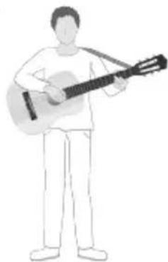LEXIBOOK K2000SW - Holding your guitar - 2
