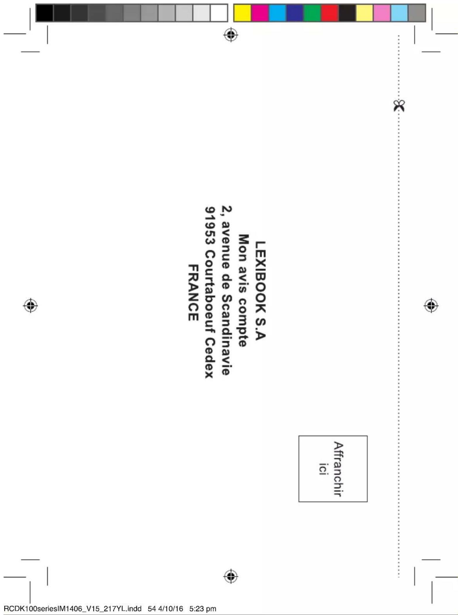 LEXIBOOK RCDK100PP - Reference of product / Référence du produit : RCDK100series - 2
