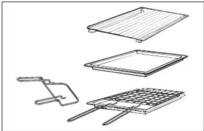 CANDY FIDC B265 - Grillpanna set (om det finns sådana) - 1