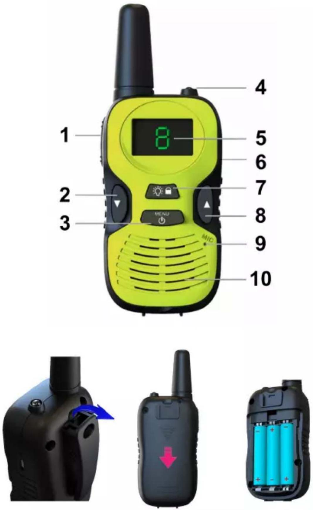 ALBRECHT Tectalk Joy - Controls and Connections - 1