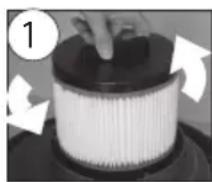 Lavor Ashley KOMBO - Filter cleaning - 1