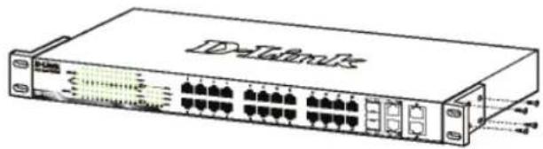 D-LINK DGS-1210-10P - Installazione su rack - 1