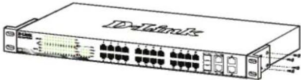 D-LINK DGS-1210-10P - Rack Installation - 1