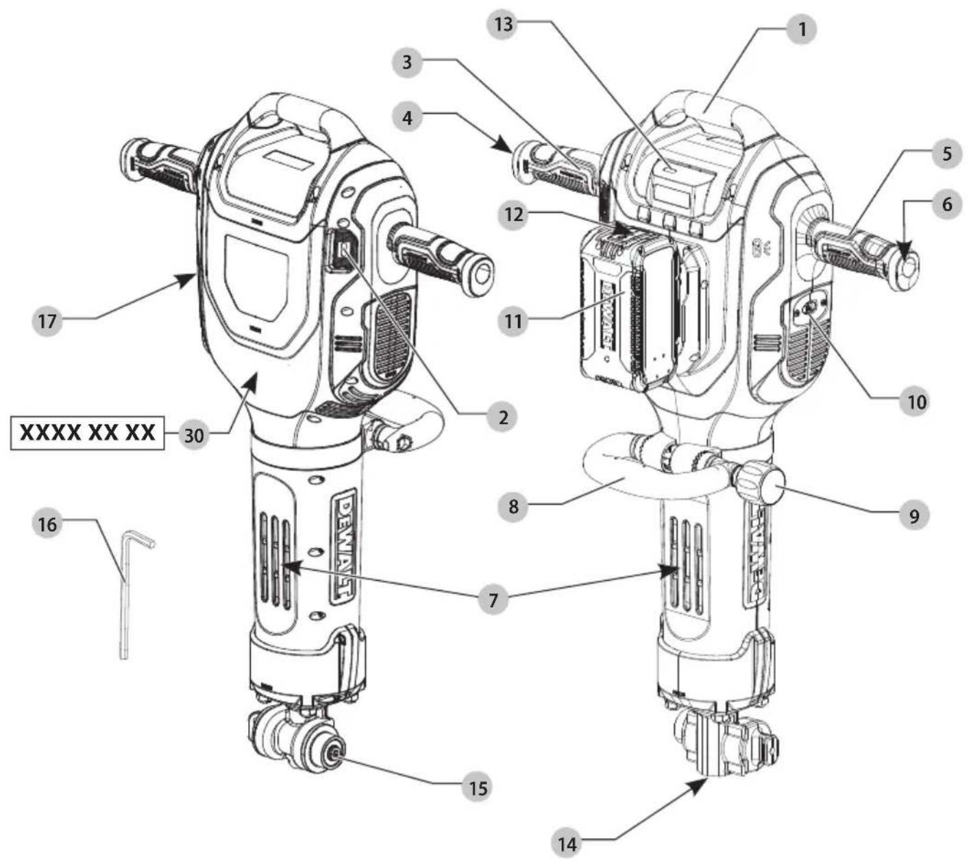 DEWALT DCH966 - 1