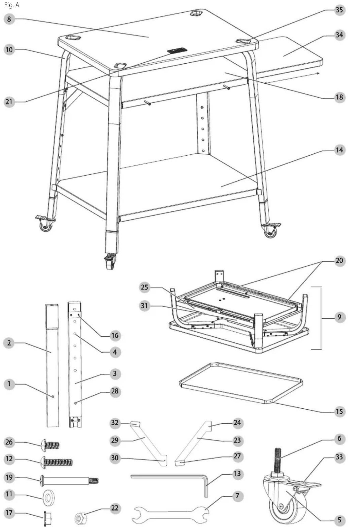 BLACK & DECKER BPZ12SS - Partes adicionales de referencia (No incluidas) - 1