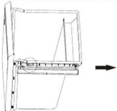 Frilec BREMEN295-NF-H-040DDI - Comment remettre le balconnet à sa place - 2