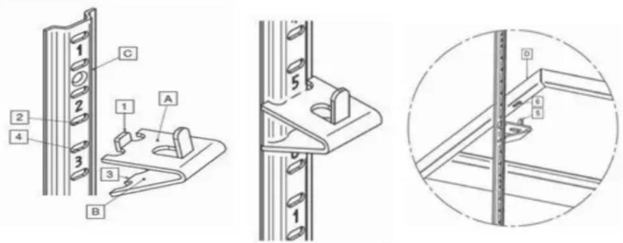 Gamko GF/100 - Fitting storage racks - 1