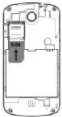 ZTE StarText II - Procédure d'insertion d'une carte SIM - 1