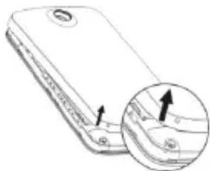 ZTE StarText II - Retrait de la batterie - 1
