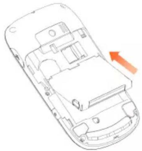 ZTE Tactile messaging - Installation de la batterie - 2