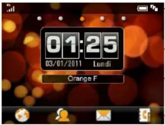 ZTE Tactile messaging - Démarrage depuis le mode veille - 1