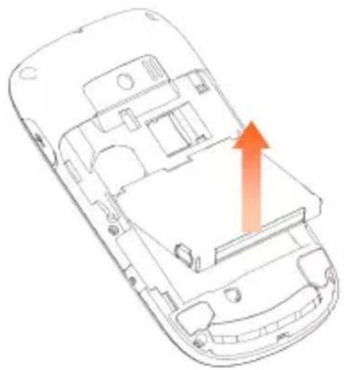ZTE Tactile messaging - Retrait de la batterie - 1