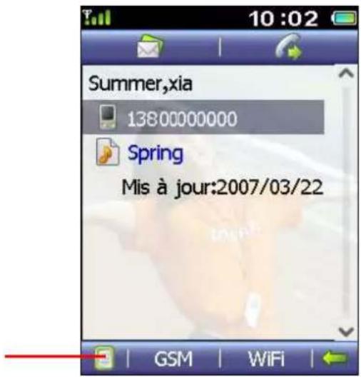 ZTE TWIN Tact - Menu : - 1