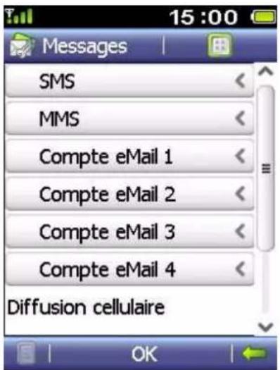 ZTE TWIN Tact - Régler un compte d'email - 1