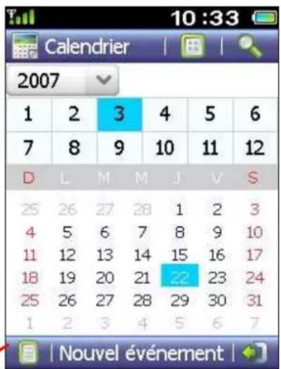 ZTE TWIN Tact - Calendrier - 1