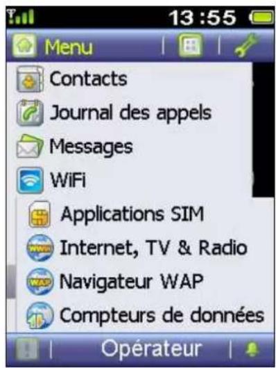 ZTE TWIN Tact - 【Menu】-> 【Internet】 - 1