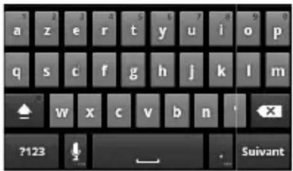ZTE Starnaute II - Clavier Android - 1