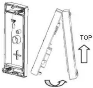 HONEYWELL RCWL3505A - Mount the bell push - 1