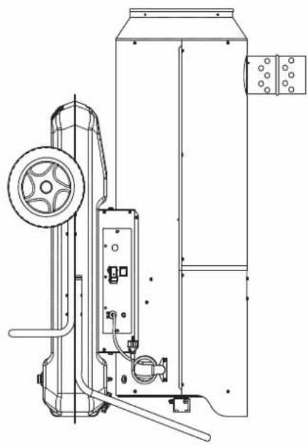 Master BV 110 - WHEELS ALTERNATIVE POSITION - POSIZIONE ALTERNATIVA DELLE RUOTE POSITIONS POSSIBLES DES ROUES - ALTERNATIVE RÄDERSTELLUNG - 3