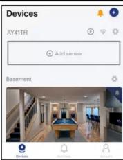 Lorex AM41TK - Pour connecter le capteur à votre appareil : - 1