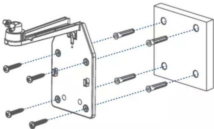 Lorex ACSOL2B - Option A - Installing the solar panel separately - 1