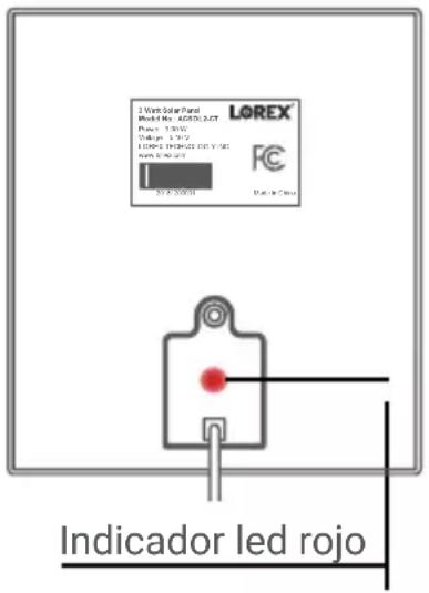 Lorex ACSOL2B - Coloque el panel solar - 1