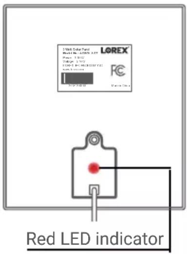 Lorex ACSOL2B - Position the solar panel - 1