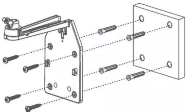 Lorex ACSOL2B - Option B - Installing the solar panel and camera together - 2
