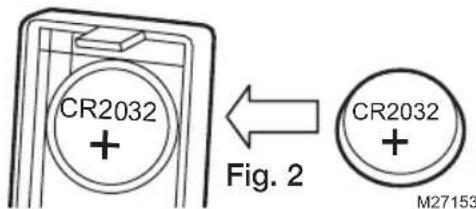 HONEYWELL RCWL330A - Install the Bell Push Battery - 1