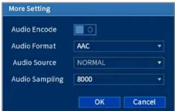 Lorex E893DD-EP - Audio settings - 2