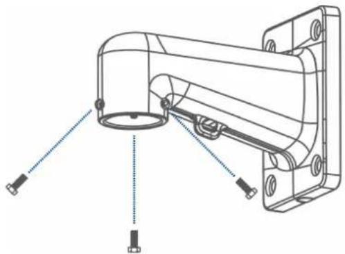 Lorex LNZ81P25 - Pour installer la caméra au mur : - 1