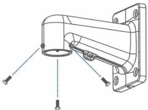 Lorex LNZ81P25 - Para instalar la cámara en una pared: - 1