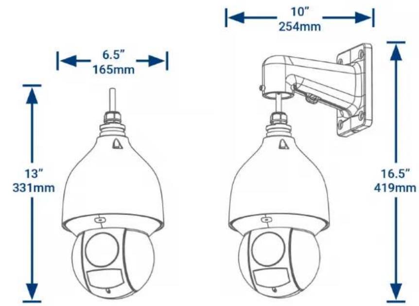 Lorex LNZ81P25 - Caméra et support mural - 1