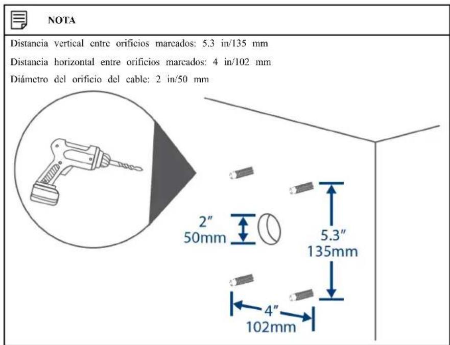 Lorex LNZ81P25 - Para instalar la cámara en una pared: - 2