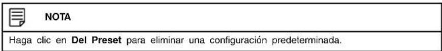 Lorex LNZ44P4B - Para agregar las predefiniciones: - 2