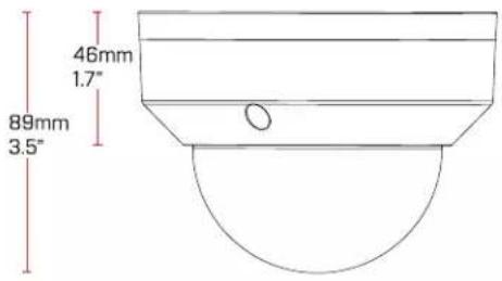 Lorex LNZ44P4B - Dimensiones - 1