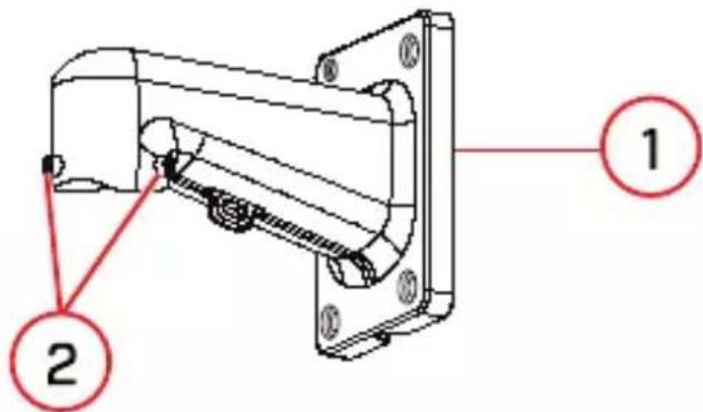 Lorex LNZ44P12B - To install the camera on a wall: - 1
