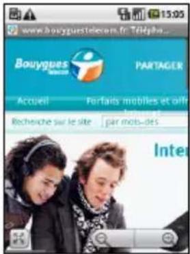 ZTE Link - Options de navigation - 1