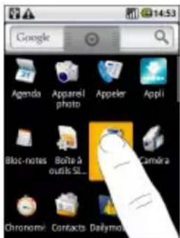 ZTE Link - Manipulation avec le doigt - 1