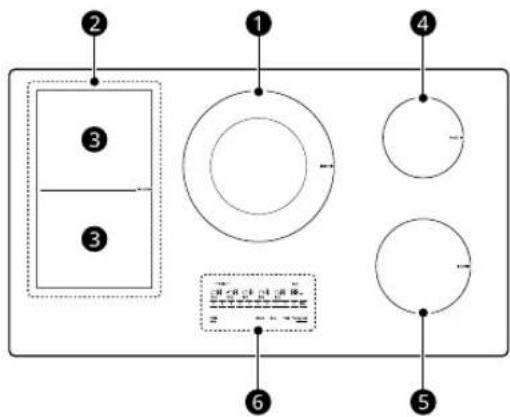 LG CBIH3613BE - Partes y características - 2