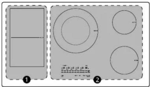 LG CBIH3613BE - Panneau de commande - 2
