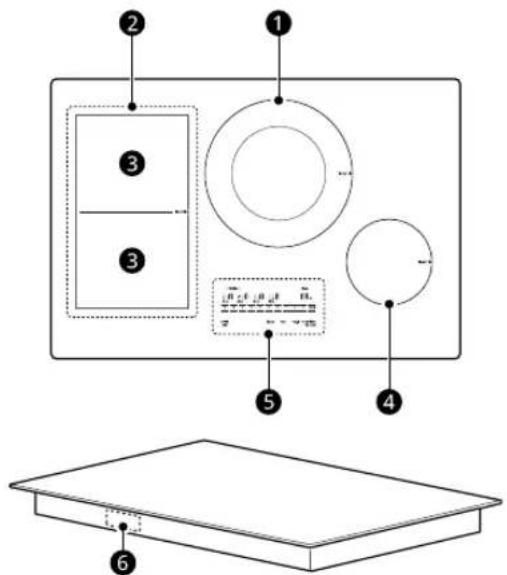 LG CBIH3613BE - Pièces et fonctionnalités - 1