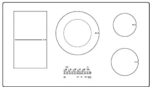 LG CBIH3613BE - Dual Cooking Zone - 1