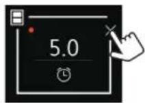 LG CBIS3618BE - Mise hors tension de la zone de cuisson - 1