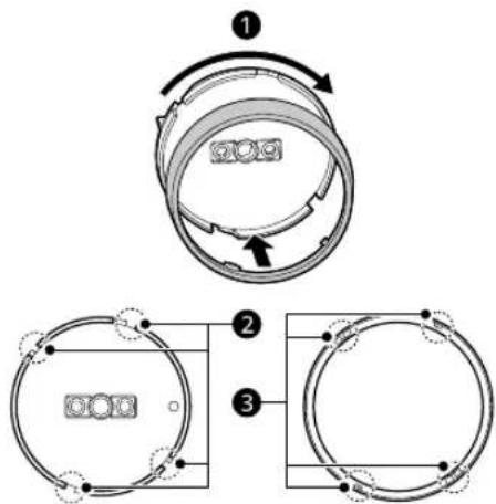 LG STUDIO LSGS6338N - Assemblage des anneaux des boutons - 1