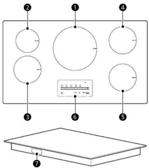 LG CBIH3013BE - Pièces et fonctionnalités - 2