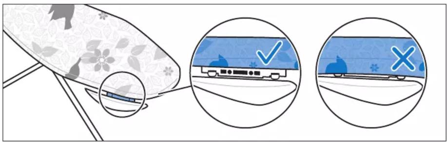 Diagram illustrating a folding seat with floral pattern, showing three circular insets for vehicle inspection and cancellation.